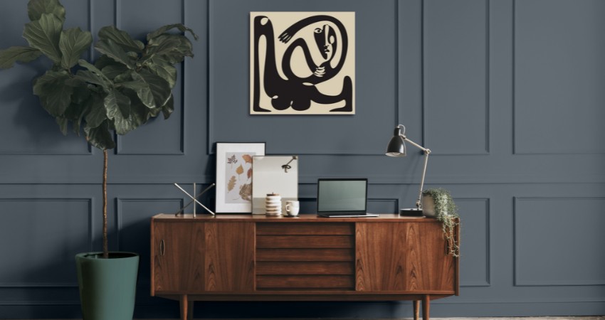 Le bleu gris en décoration intérieure avec Pure & Paint.